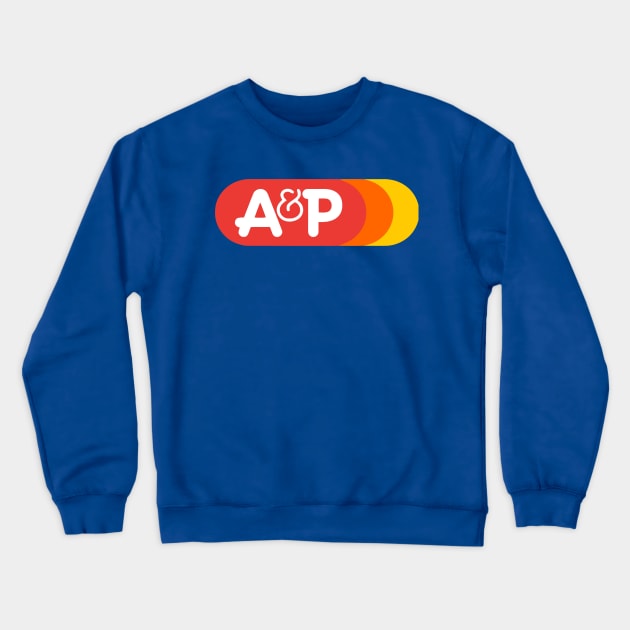 A&P Supermarket 1976 Vintage Crewneck Sweatshirt by Devils Club